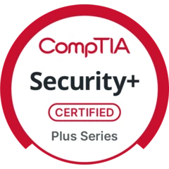Insignia CompTIA Security+, de CompTIA